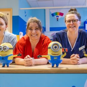 Picture of Sarah Thurlow, Nicola Simmons, and Louise Theaker (left to right)