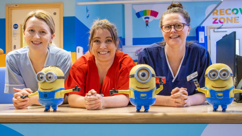 Picture of Sarah Thurlow, Nicola Simmons, and Louise Theaker (left to right)