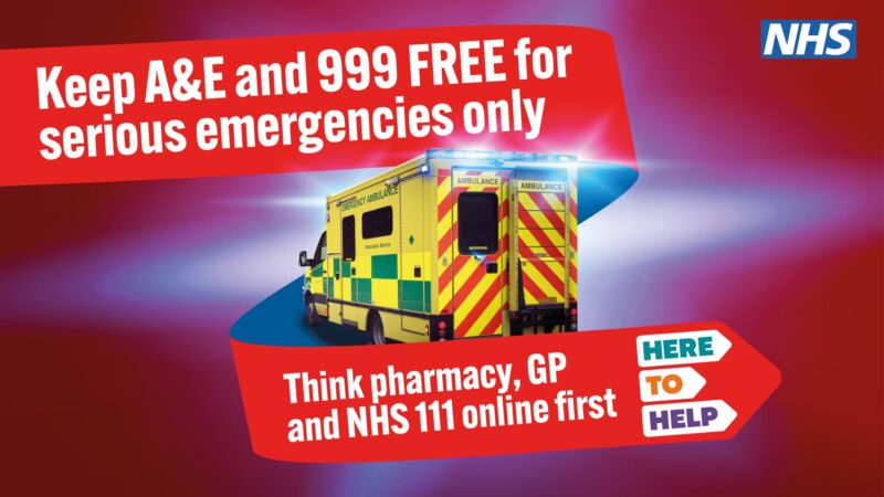 Keep A&E free for emergencies