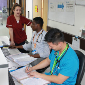 Friarage nurses station
