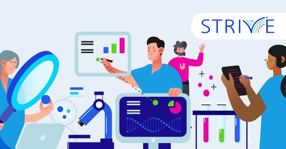 Research lab graphic