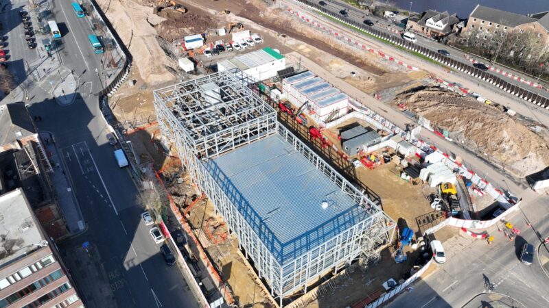 Building work progressing on health diagnostic centre in Stockton