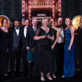 The Heart Team of the Year collecting their award