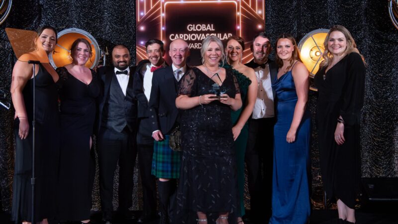 The Heart Team of the Year collecting their award