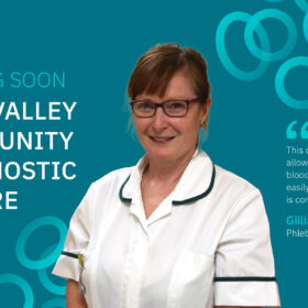 Phlebotomist Gillian Bate