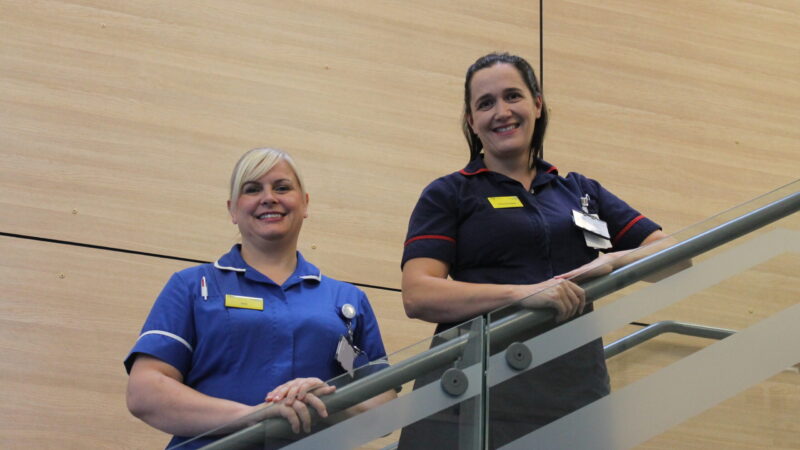 Kelly Kirtley and Emma Docherty
