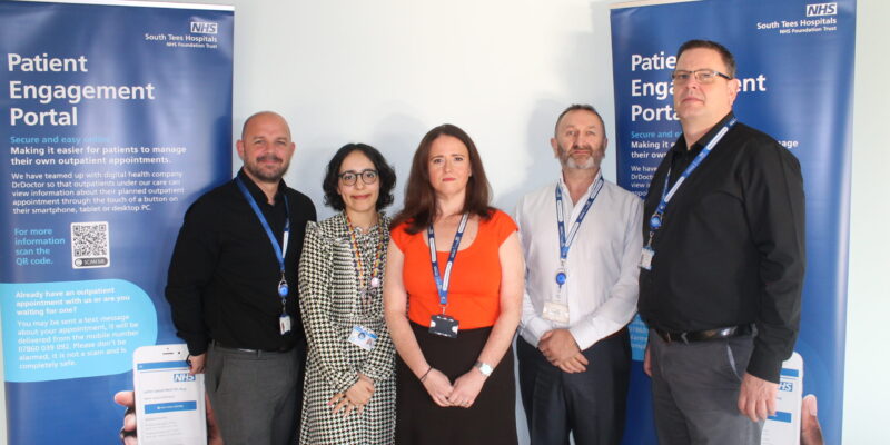 The outpatient improvement team nominated for Reducing Carbon Emissions by Sending Digital Letters category