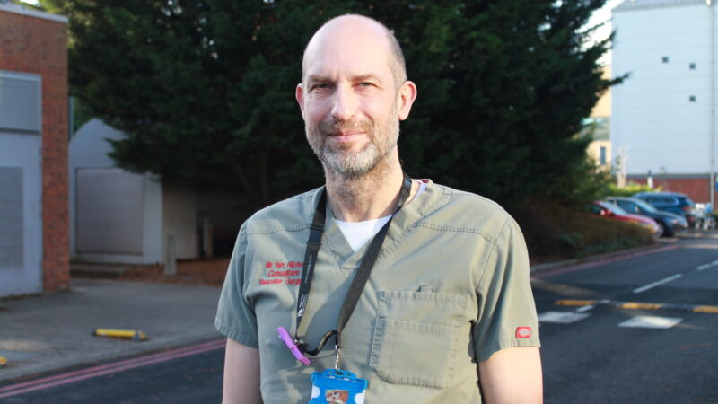 Consultant vascular surgeon Ian Nichol