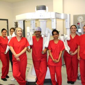 The team behind the robotic gynae surgeries