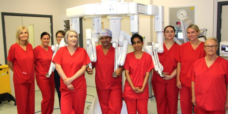 The team behind the robotic gynae surgeries