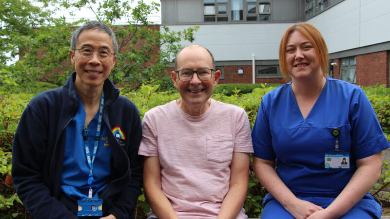 Dr Ray Dang, Ken MacArthur and Donna Wiseman