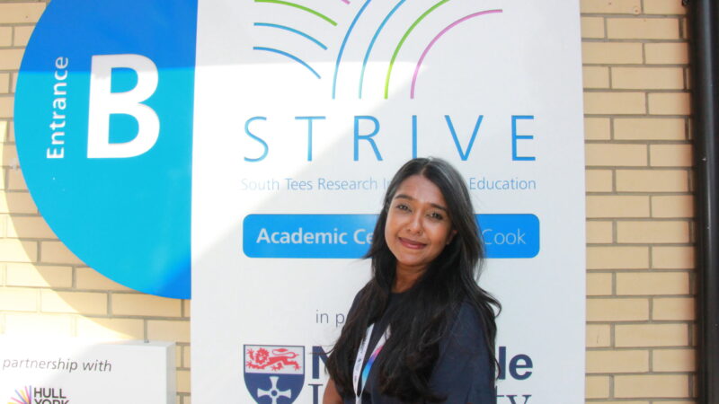 Consultant musculoskeletal radiologist, Dr Maya Jafari outside James Cook