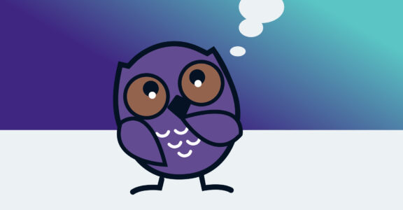 Purple owl