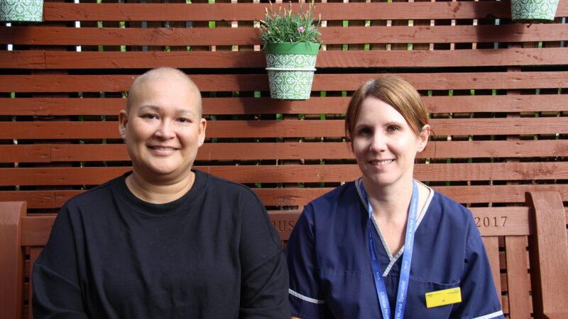 Angeline Stewart and Joanne Warren