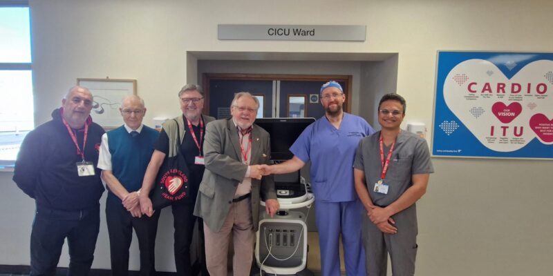 “We are delighted to have been able to provide this state-of-the-art piece of equipment to enhance excellent post operative care in our cardiothoracic intensive unit.