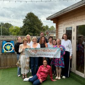 PASU team celebrating 10 years