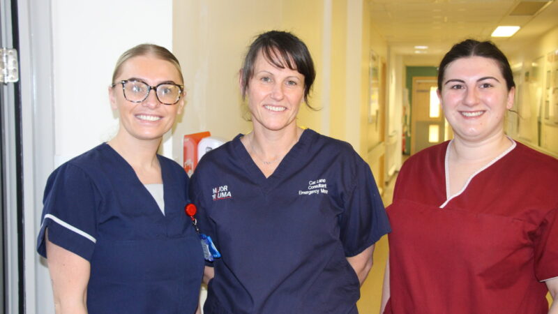 The emergency department at James Cook Hospital