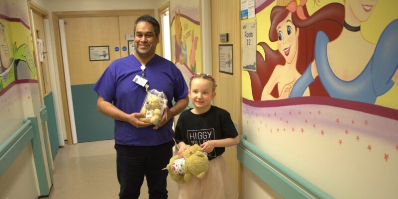 Consultant spinal surgeon Zak Choudhury and Arden Borsberry