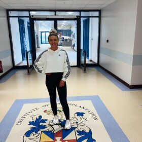 Lyndsey Hoare at the Freeman Hospital