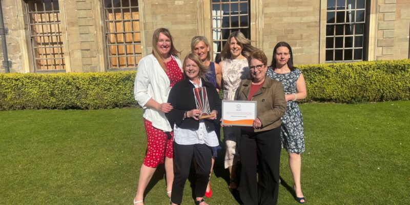 The team with the award