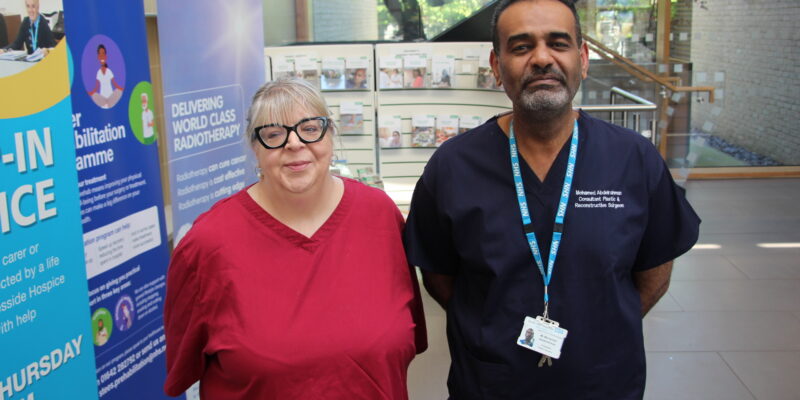 Kate Gowans and Mohamed Abdelrahman