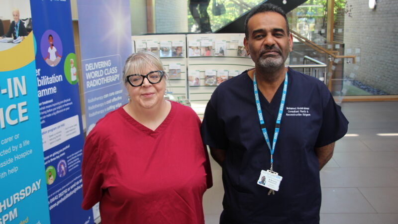 Kate Gowans and Mohamed Abdelrahman