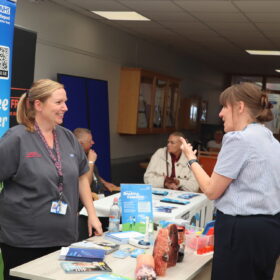 Director of communications, Ruth Dalton at the University Hospital of Hartlepool 