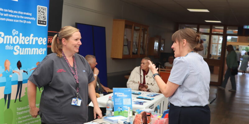 Director of communications, Ruth Dalton at the University Hospital of Hartlepool 