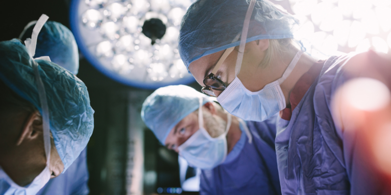 Surgeons in theatre