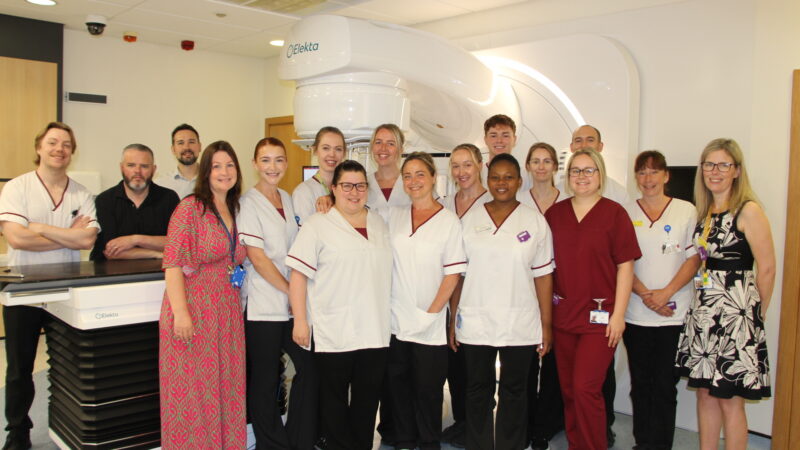 Radiotherapy team at The James Cook University Hospital