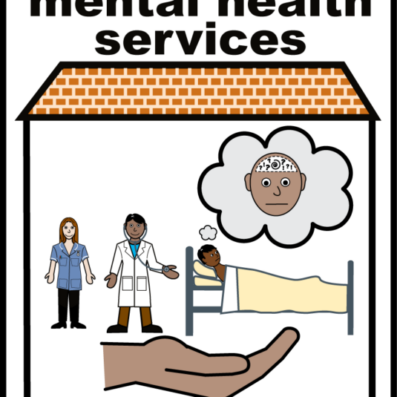 Doctor and person next to a patient lying in hospital bed