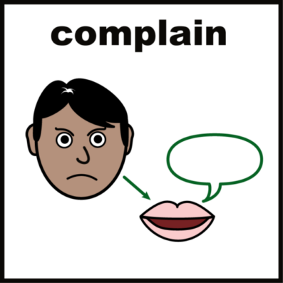 Unhappy patient