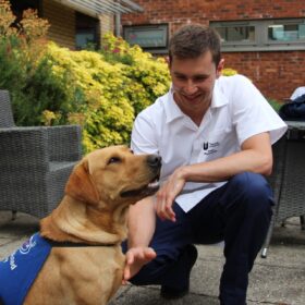 Miles Woolfenden with Kyro
