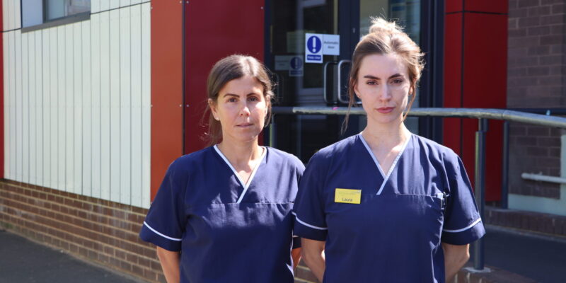 Leanne Powell and Laura Pennicott