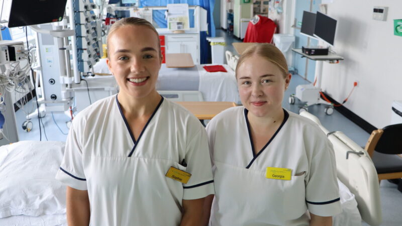 Sophie Andelin and Georgia Walker