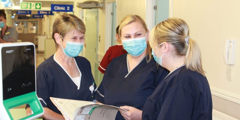 Specialist cancer nurses at James Cook