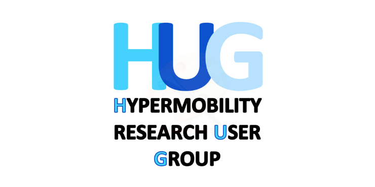 The HUG logo in two shades of blue and black copy.