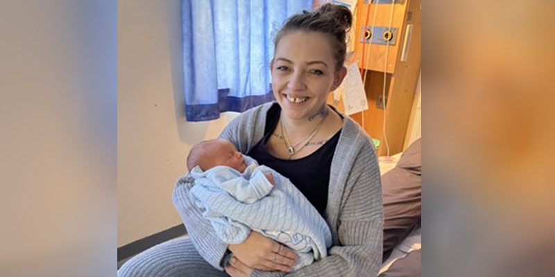 Lauren Buxton with baby Anthony website banner