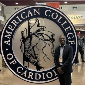 Enoch Akowuah at the American College of Cardiology