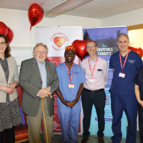Cardiovascular research team celebrate reaching appeal target