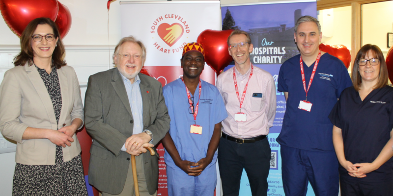 Cardiovascular research team celebrate reaching appeal target