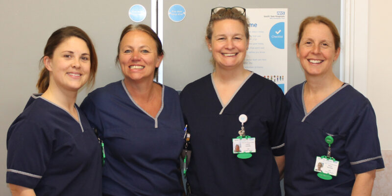 Lung cancer nursing team at The James Cook University Hospital