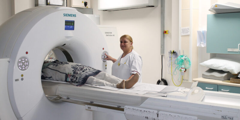 CT scan at James Cook