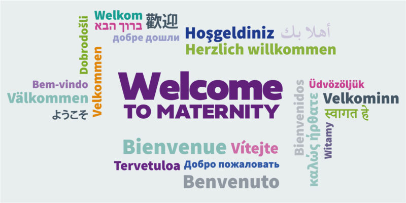Welcome to maternity banner