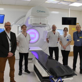 James Cook's radiotherapy department staff